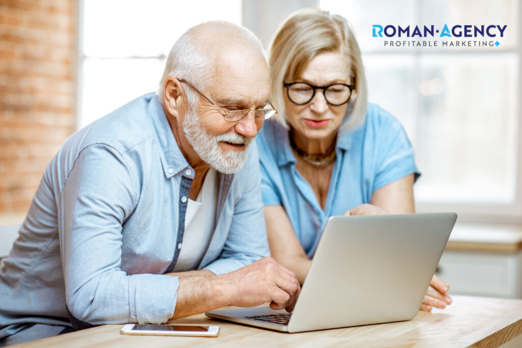 Senior people are searching for senior living facilities